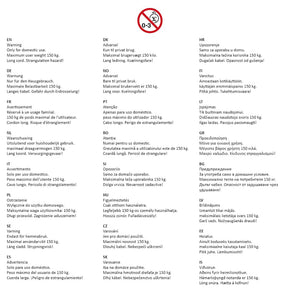 Altalena a Nido con Bandierine 165x70 cm 93155