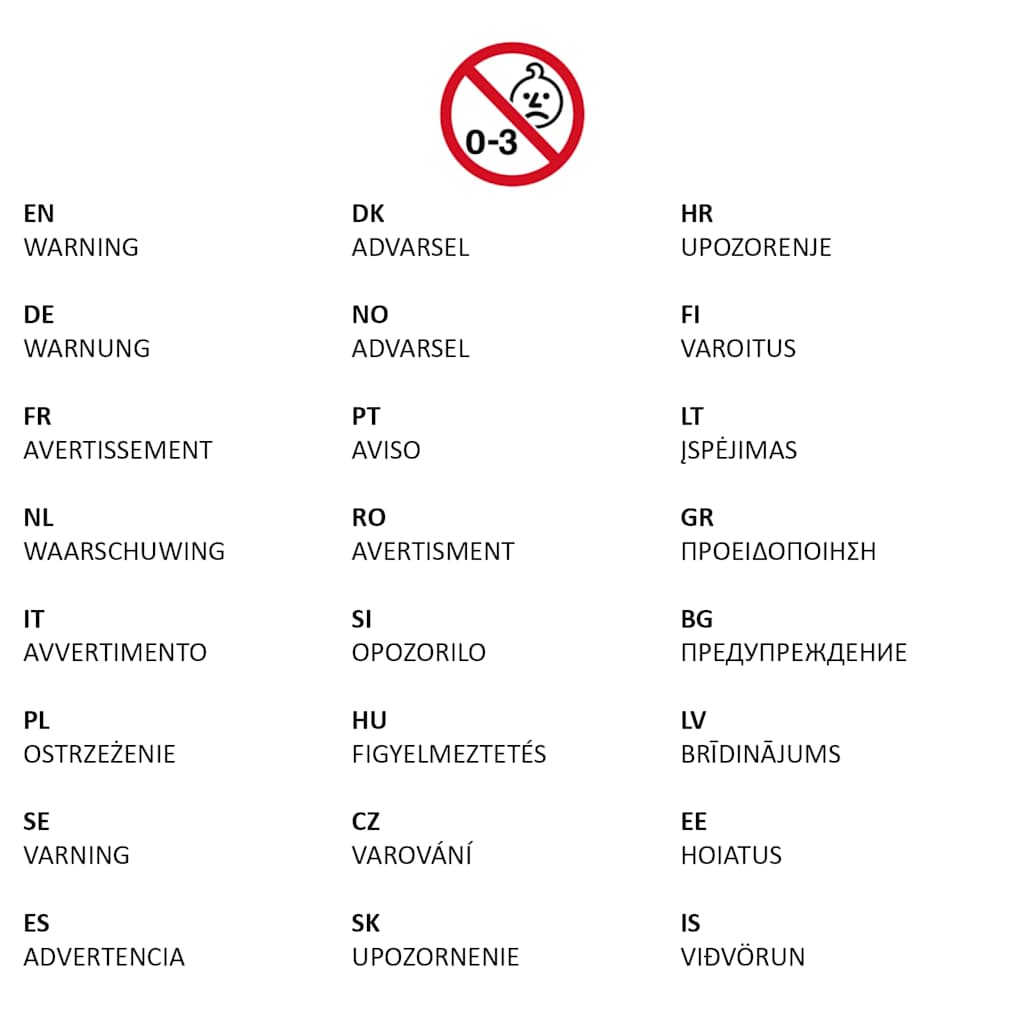Set di Dadi Giganti da Giardino 6 pz in Legno Massello di Pino 93172