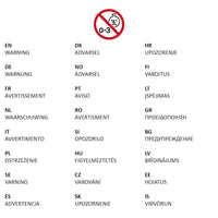 Set di Dadi Giganti da Giardino 6 pz in Legno Massello di Pino 93172