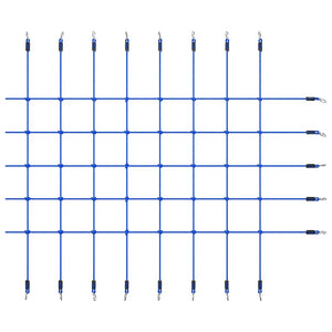 Rete da Arrampicata 200x150 cm Blu 93175