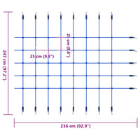 Rete da Arrampicata 200x150 cm Blu 93175