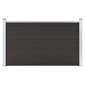 Pannello di Recinzione in WPC 180x105 cm Nero cod mxl 19152