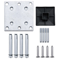 Pannello di Recinzione in WPC 95x186 cm Marrone 148977