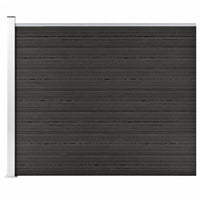 Pannello di Recinzione in WPC 175x146 cm Grigio cod mxl 22555