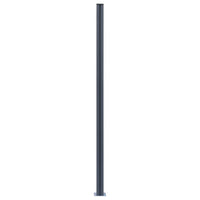 Pali di Recinzione 2 pz Grigio Scuro 185 cm in Alluminio 148986
