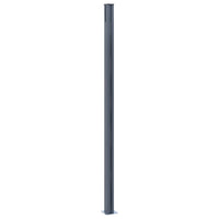 Pali di Recinzione 2 pz Grigio Scuro 185 cm in Alluminio 148986