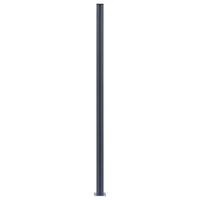 Pali di Recinzione 3 pz Grigio Scuro 185 cm in Alluminio 148987