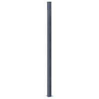Pali di Recinzione 3 pz Grigio Scuro 185 cm in Alluminio 148987