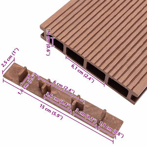Tappi per Decking 10 pz in Plastica Marrone cod mxl 46260