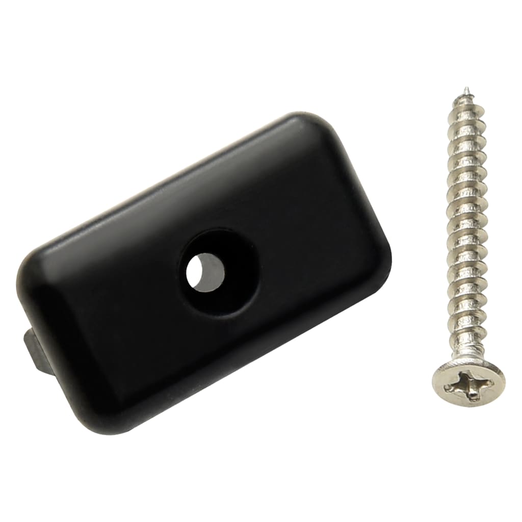 Clip per Decking con Viti 200 pz in Plastica e Acciaio Inox 149004