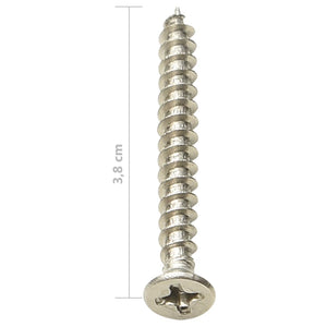 Clip per Decking con Viti 200 pz in Plastica e Acciaio Inox 149004