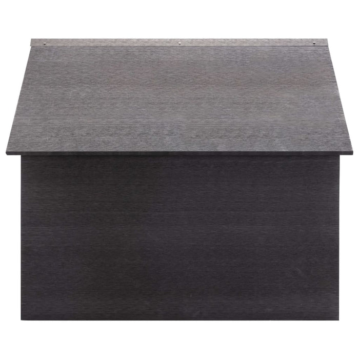 Casetta per Rimessaggio Rasaerba Grigio 80x80x70 cm in WPC cod mxl 60738