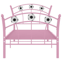 Giroletto con Motivo Calcio in Metallo Rosa 90x200 cm cod mxl 60722