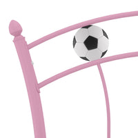 Giroletto con Motivo Calcio in Metallo Rosa 90x200 cm cod mxl 60722