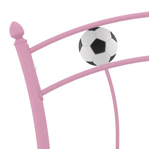 Giroletto con Motivo Calcio in Metallo Rosa 90x200 cm cod mxl 60722