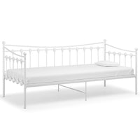Telaio Divano Letto Bianco in Metallo 90x200 cm cod mxl 62914