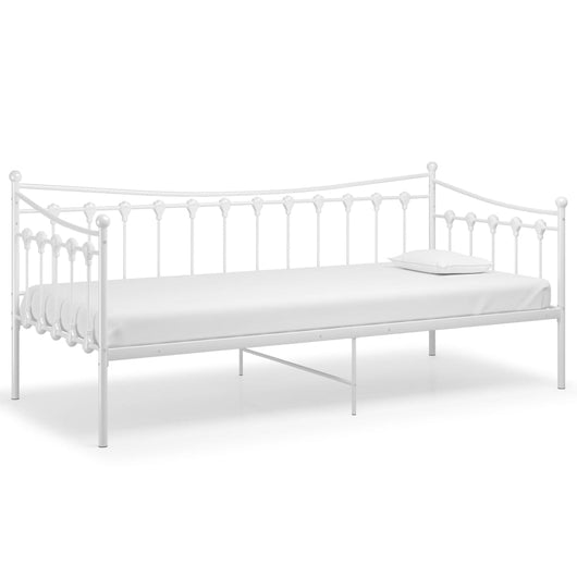 Telaio Divano Letto Bianco in Metallo 90x200 cm cod mxl 62914