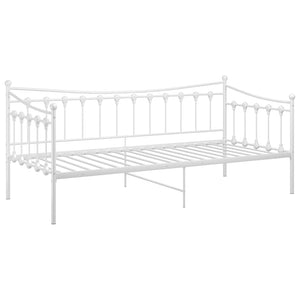 Telaio Divano Letto Bianco in Metallo 90x200 cm cod mxl 62914