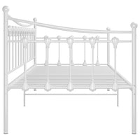 Telaio Divano Letto Bianco in Metallo 90x200 cm cod mxl 62914