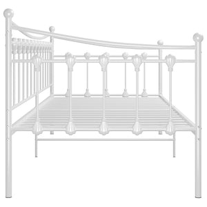 Telaio Divano Letto Bianco in Metallo 90x200 cm cod mxl 62914