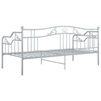 Telaio Divano Letto Grigio in Metallo 90x200 cm 324763