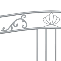 Telaio Divano Letto Grigio in Metallo 90x200 cm 324763