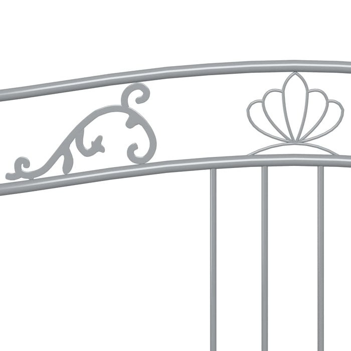 Telaio Divano Letto Grigio in Metallo 90x200 cm 324763