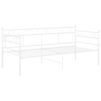 Telaio Divano Letto Bianco in Metallo 90x200 cm cod mxl 61645