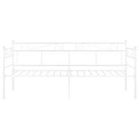 Telaio Divano Letto Bianco in Metallo 90x200 cm 324768