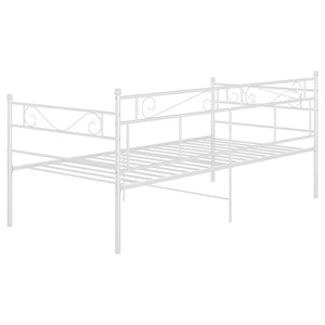 Telaio Divano Letto Bianco in Metallo 90x200 cm cod mxl 61645