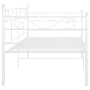 Telaio Divano Letto Bianco in Metallo 90x200 cm cod mxl 61645