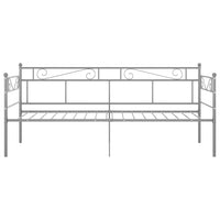 Telaio Divano Letto Grigio in Metallo 90x200 cm cod mxl 59850