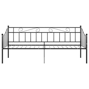 Divano Letto Telaio Nero in Metallo 90x200 cm cod mxl 61212