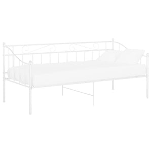 Telaio Divano Letto Bianco in Metallo 90x200 cm cod mxl 57925
