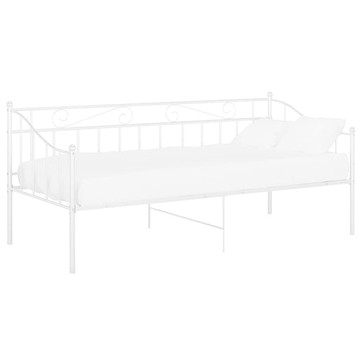 Telaio Divano Letto Bianco in Metallo 90x200 cm cod mxl 57925