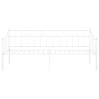 Telaio Divano Letto Bianco in Metallo 90x200 cm cod mxl 57925