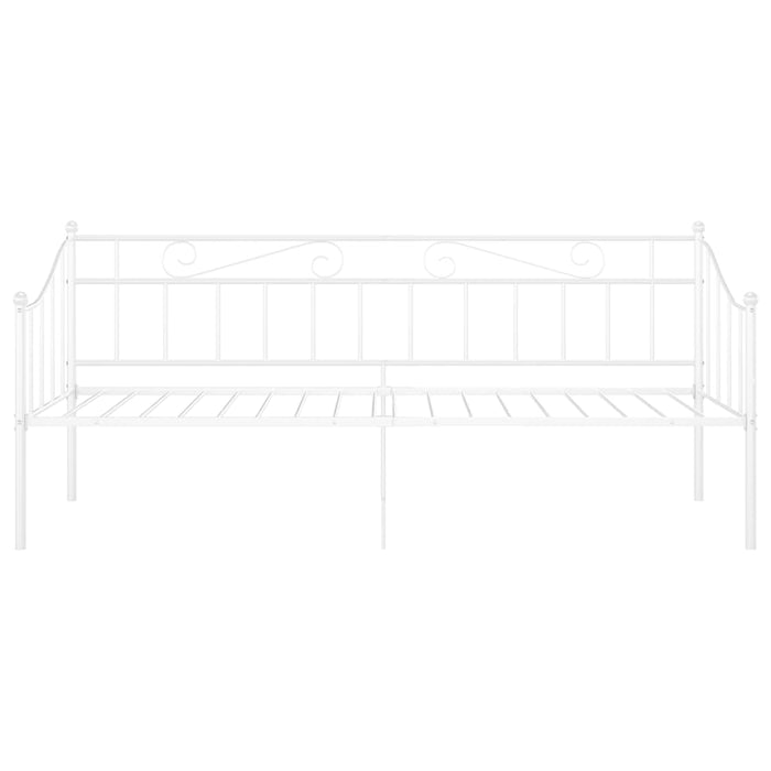 Telaio Divano Letto Bianco in Metallo 90x200 cm cod mxl 57925