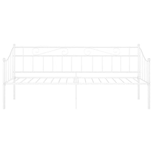 Telaio Divano Letto Bianco in Metallo 90x200 cm 324774