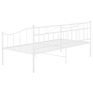 Telaio Divano Letto Bianco in Metallo 90x200 cm 324774
