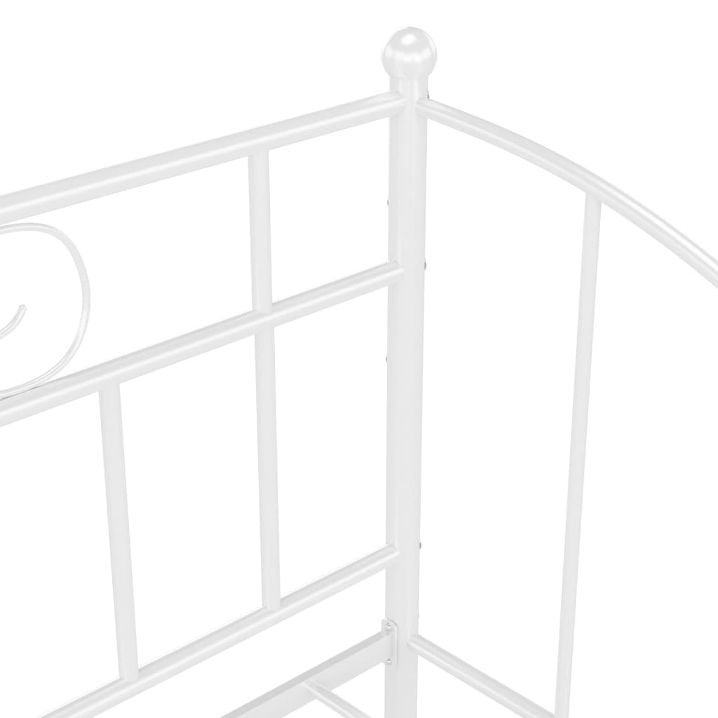 Telaio Divano Letto Bianco in Metallo 90x200 cm cod mxl 57925