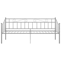 Telaio Divano Letto Grigio in Metallo 90x200 cm cod mxl 61182