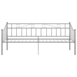 Telaio Divano Letto Grigio in Metallo 90x200 cm cod mxl 61182