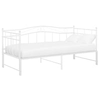 Telaio Divano Letto Estraibile Bianco in Metallo 90x200 cm cod mxl 60996