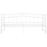 Telaio Divano Letto Estraibile Bianco in Metallo 90x200 cm cod mxl 60996