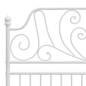 Giroletto Bianco in Metallo 120x200 cm 324848