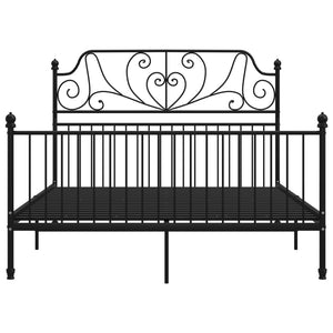 Giroletto Nero in Metallo 160x200 cm