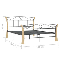 Giroletto Nero in Metallo 120x200 cm 324885