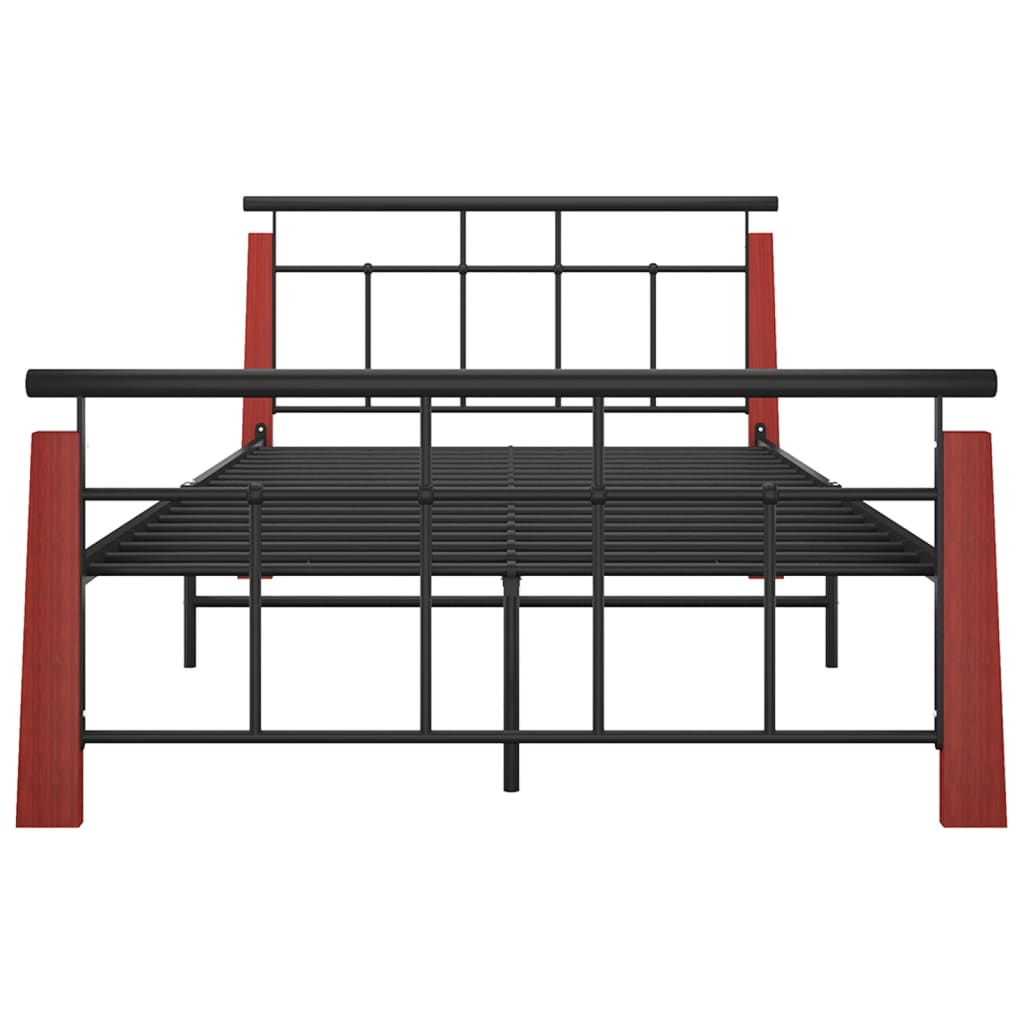 Giroletto in Metallo e Legno Massello di Rovere 120x200 cm