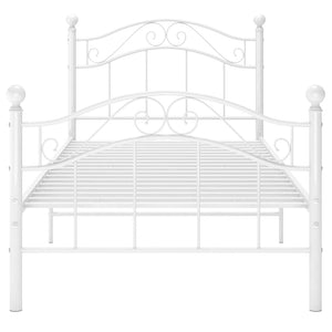 Giroletto Bianco in Metallo 90x200 cmcod mxl 80459