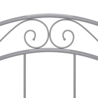 Giroletto-Struttura Letto Grigio in Metallo 90x200 cm 925676